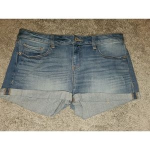 Express denim shorts